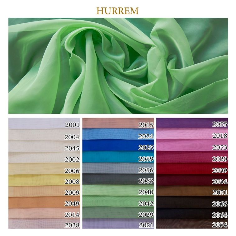 Ткань декоративная окрашенная гардинная C08 HURREM 2001(Турция)