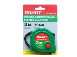 Рулетка 3м/19мм ВОЛАТ (бытовая) (20030-319) (Китай)