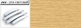 Набор комплектующих для наличника с кабель-каналом Нк70 "Идеал" 212/Дуб светлый (Россия)