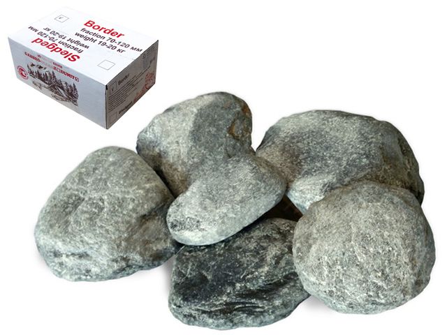 Камень для бани Родингит обвалованный 20 кг ARIZONE (Россия)