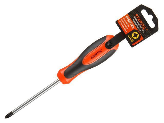 Отвертка "+" №2 100мм, PZ STARTUL MASTER ST3044-210 (Китай)