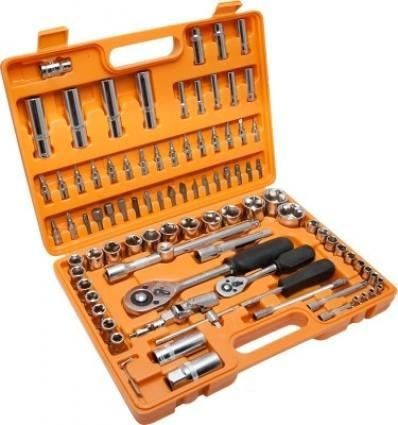 Набор сменных головок и насадок 1/2", 1/4" МОНТАЖ MT172380 (набор/94шт)