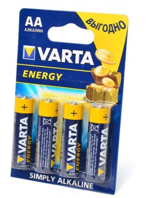 Элемент питания VARTA ENERGY LR6 BL4 (Германия)