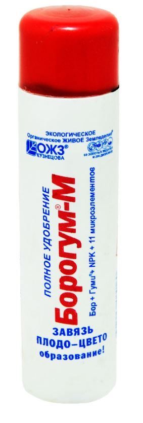 Органоминеральное удобрение Борогум-М жидкое 200 мл (Россия)