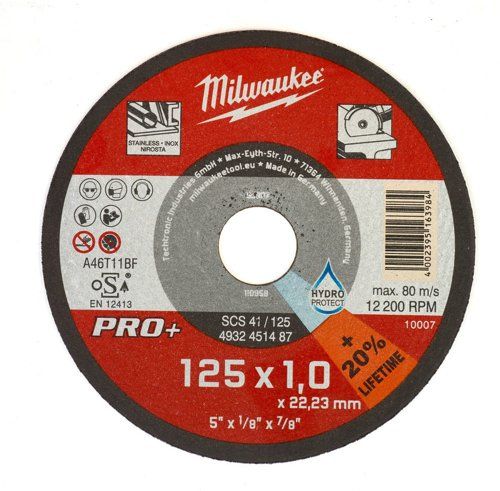 Диск отрезной по металлу MILWAUKEE SCS 41/125 (Китай)