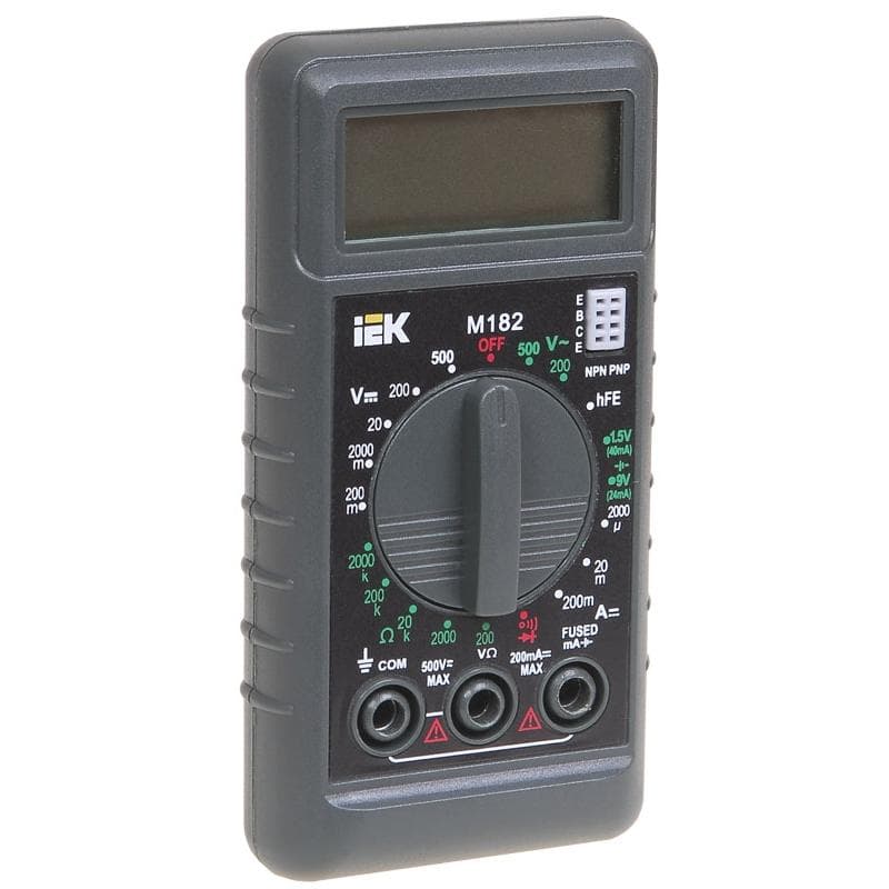 Мультиметр цифровой Universal M182 IEK (Китай)