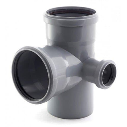 Крестовина для внутренней канализации 110/110/50*87,5 левая (Польша)
