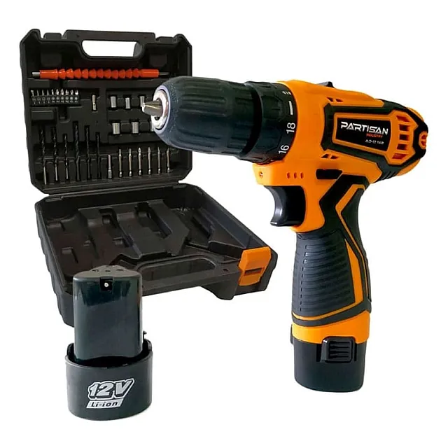 Дрель-шуруповерт аккумуляторная PARTISAN AD-12.14B (Китай) 