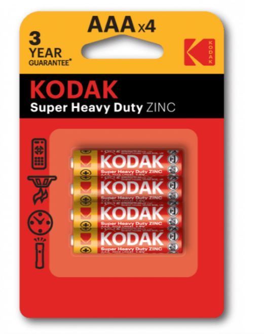 Элемент питания Kodak R03-4BL EXTRA HEAVY DUTY (Китай)