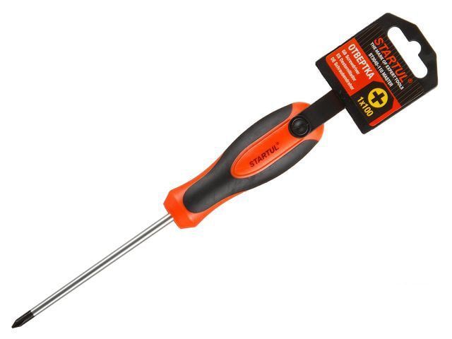 Отвертка "+" №1 100мм, PH STARTUL MASTER ST3045-110 (Китай)