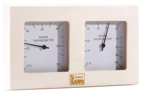 Термогигрометр SAWO квадратный 224-THA (Россия)