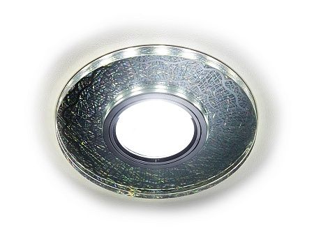 Светильник S175 PR/CH перламутровый/хром MR16+3W(LED WHITE) (Китай)