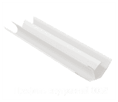 Внутренний профиль 0058 для панелей ПВХ Ю-Пласт длина 3м белый (Беларусь)
