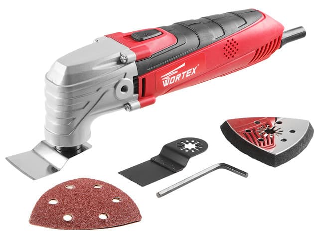 Многофункциональный инструмент (реноватор) WORTEX SM 2214 в коробке + набор оснастки (Китай)