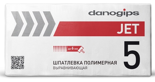 Шпатлевка полимерная белая Danogips Jet 5 25 кг (Беларусь) в Борисове