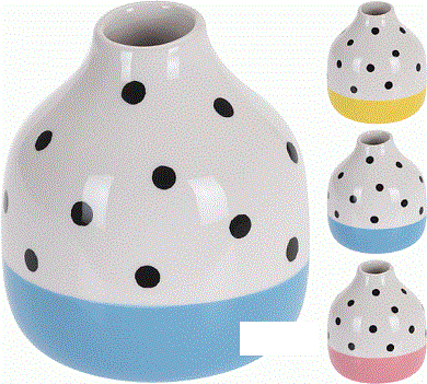 Ваза декоративная керамическая 12см ( ALX111330) (Китай)