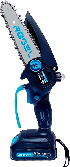 Пила цепная аккумуляторная CCSR-1506 RÖGEL 21В 1500мАч шина 150 мм/6" скорость цепи 6.5 м/с кейс (Китай)