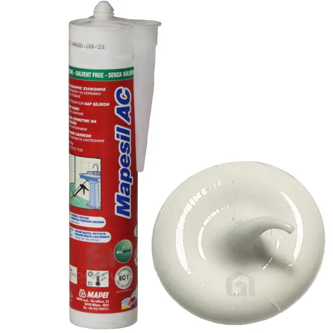 Герметик силиконовый MAPEI Mapesil AC№103 белая луна 310 мл (Италия)