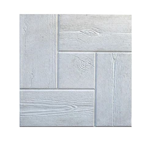 Плитка тротуарная «Калифорнийская доска» серая 30*30*3 (Беларусь)