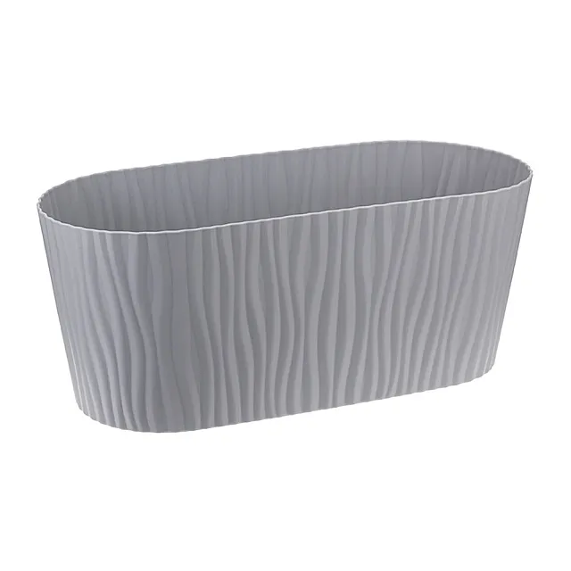 Кашпо Idea Волна овальное с вкладышем 4.2л (Россия)