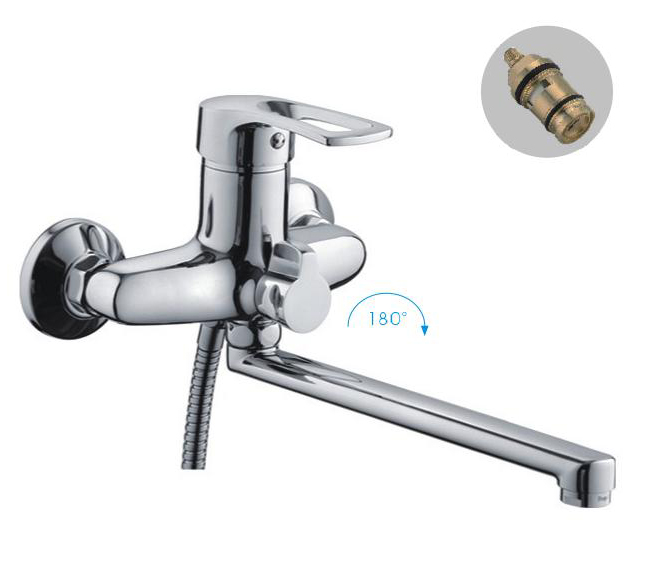 Смеситель для ванны Frap хром ф40 излив F22703-B 30F (Китай)