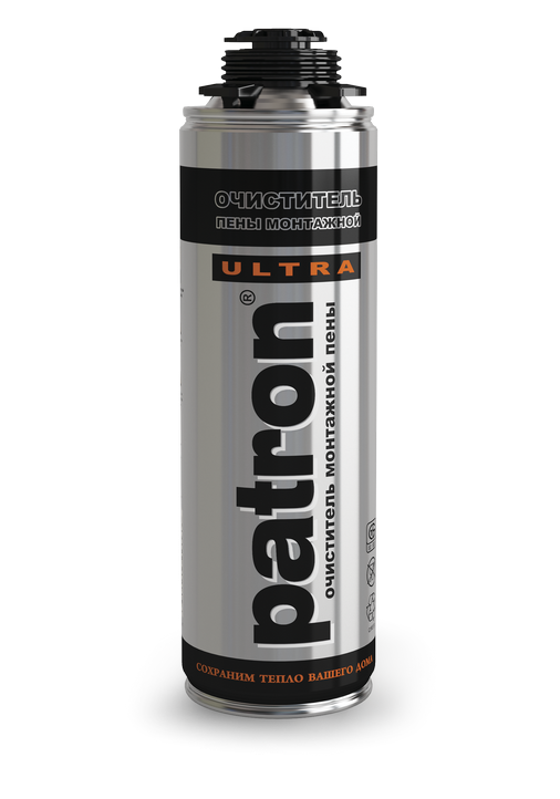 Очиститель монтажной пены PATRON ultra, 400 мл (Беларусь)