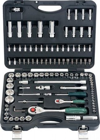 Набор инструментов 1/4", 1/2" 6 граней 108 предметов FORCE 41082R-5 (Тайвань)