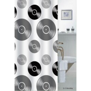 Шторы для ванной комнаты текстиль 100% полиэстер ZL-15Recording (180х200 см) (Россия)