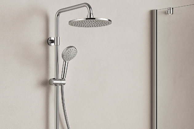 Акция на душевые системы в Практике