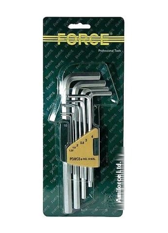 Набор шестигранников длинных Force 10 предметов (Тайвань)