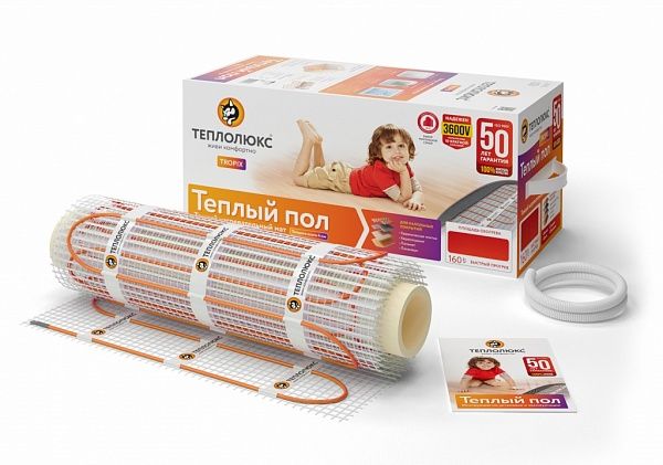 Мат нагревательный "Теплолюкс" Tropix MHH 800 Вт/5,0м2 (Россия)