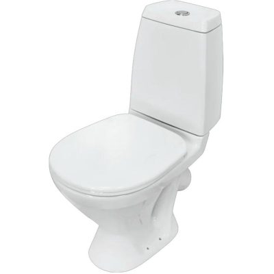 Унитаз-компакт "Кама" эконом белый, 1с (Россия)