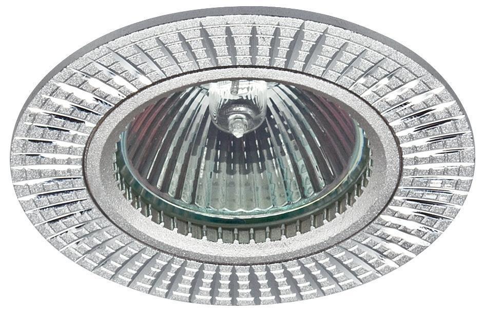 Светильник ЭРА KL32 AL/SL алюминиевый MR16,12V/220V, 50W серебро (50/2700)