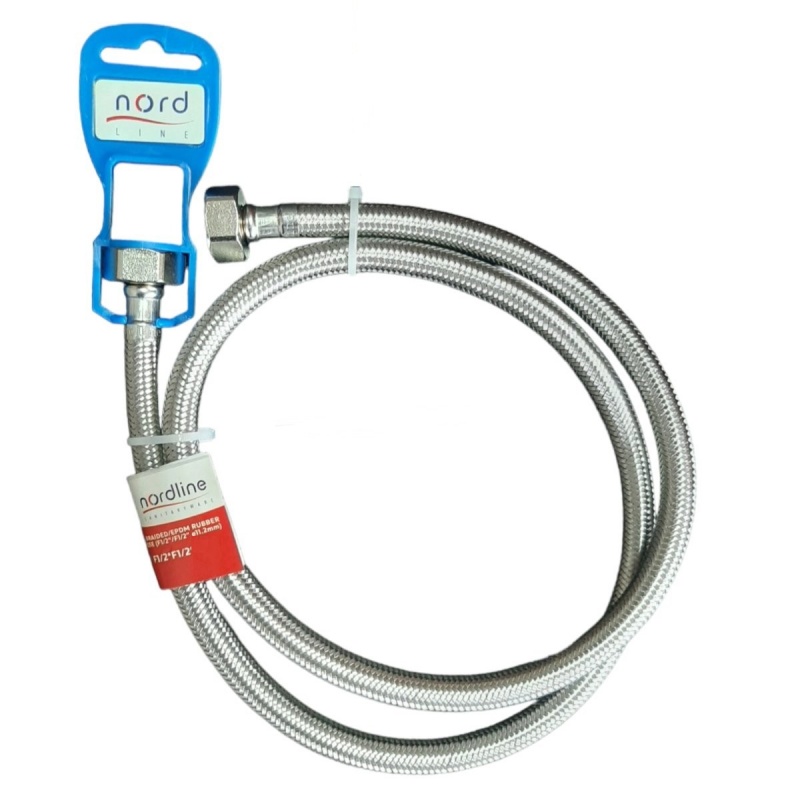 Подводка для воды 1/2 гайка/гайка Nordline (Эстония)