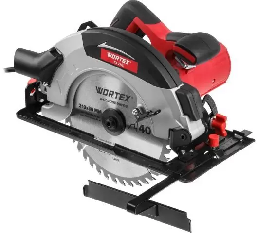 Циркулярная пила CS 2175 1900 Вт 210мм до 75мм WORTEX (Китай)