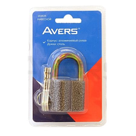 Замок навесной Avers PD-20-60-Blister (Россия)