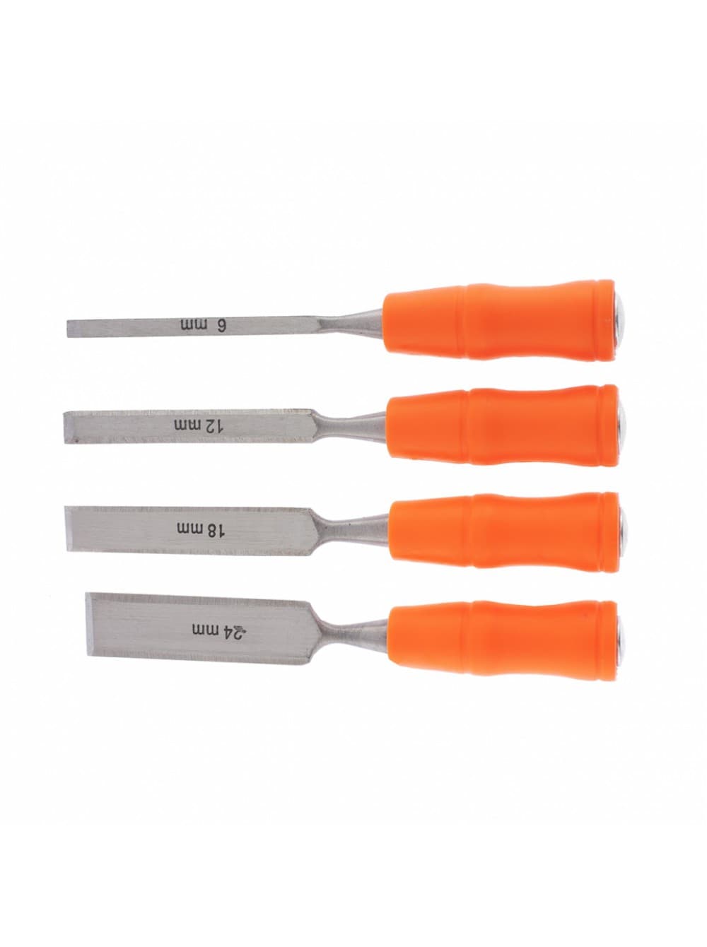 Набор стамесок Sparta 6-12-18-24мм пластиковые рукоятки (Китай)