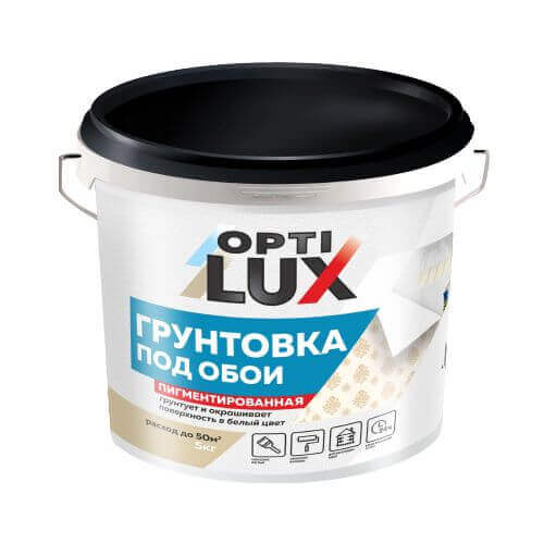 Грунтовка Optilux под обои 2,5кг (Россия) в Борисове