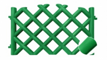 Забор декоративный Barokko 00053 4шт длина 278cм зеленый (Беларусь) 