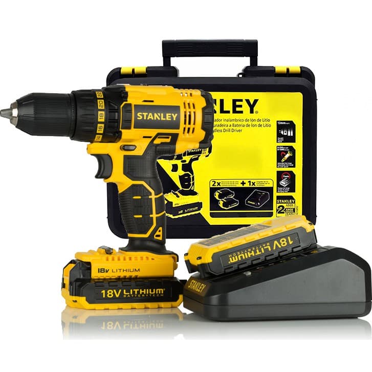 Аккумуляторная дрель-шуруповерт STANLEY SCD20S2K-RU (Китай)