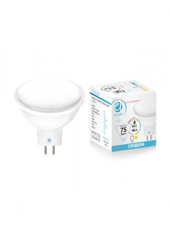Лампа FLAT LED MR16-DD 8W GU5.3 4200K (75W)175-25V (Китай)