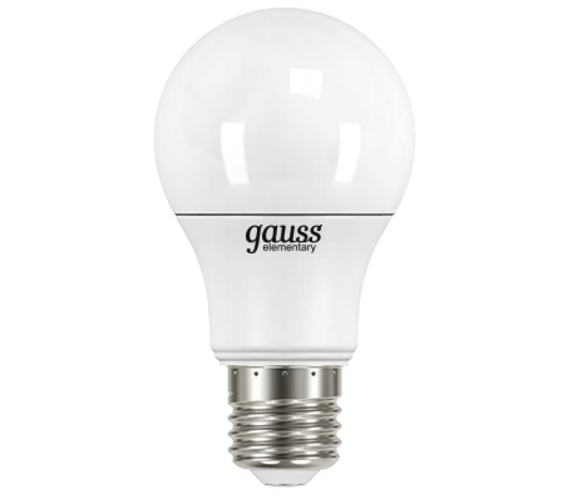 Светодиодная лампа Gauss LED А60 7W E27 2700K (Россия)