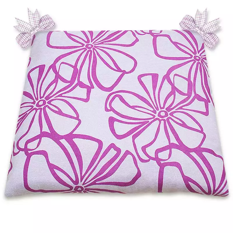 Подушка для сидения Доротея 42*42 сирень (Беларусь)