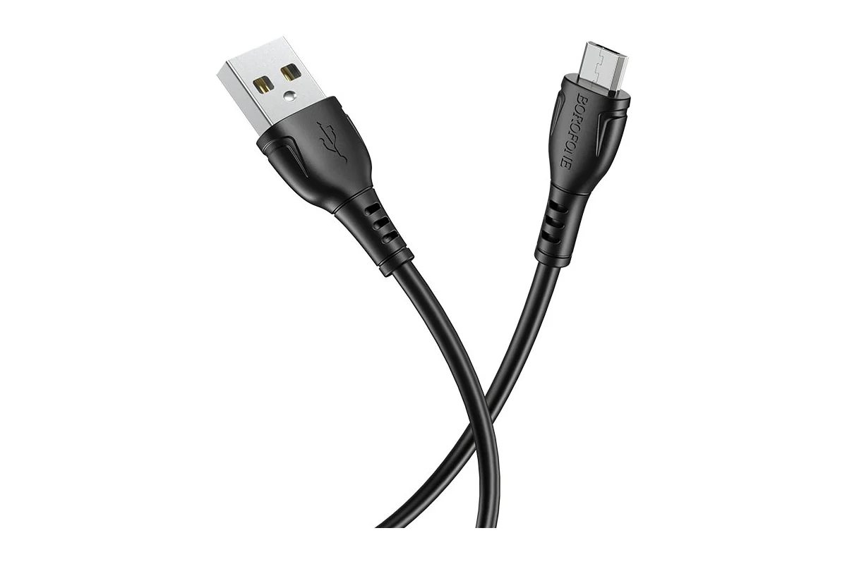 Кабель BX51 для Micro usb черный 1м BOROFONE (Китай)