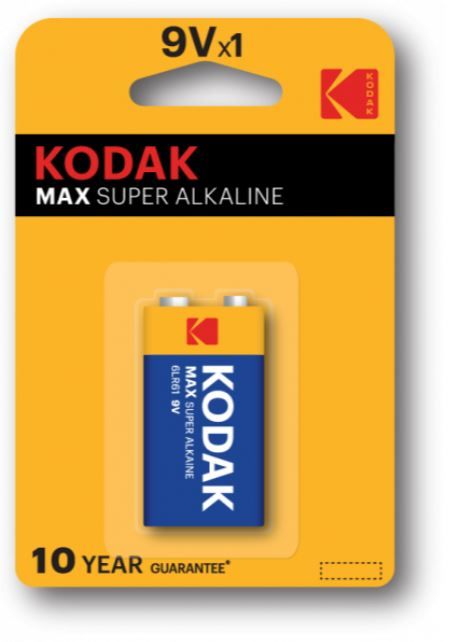 Элемент питания Kodak MAX 6LR61-1BL K9V-1 (Китай)