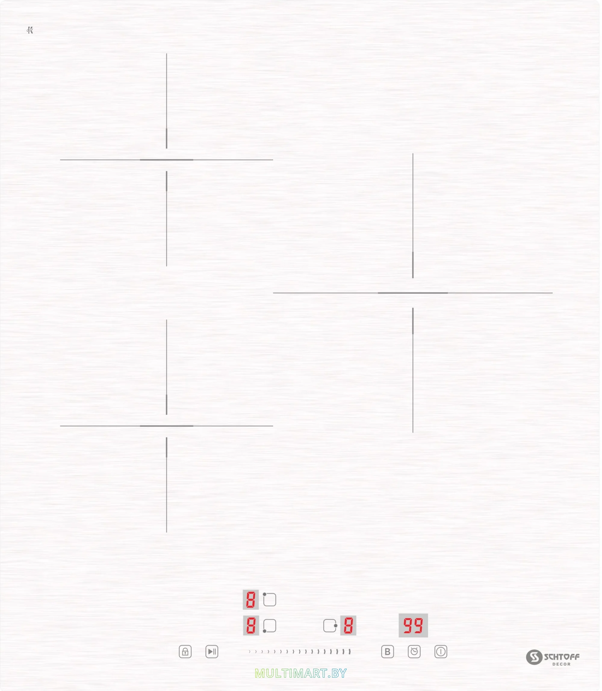 Электрическая варочная поверхность индукционная IT4603 White (Китай)