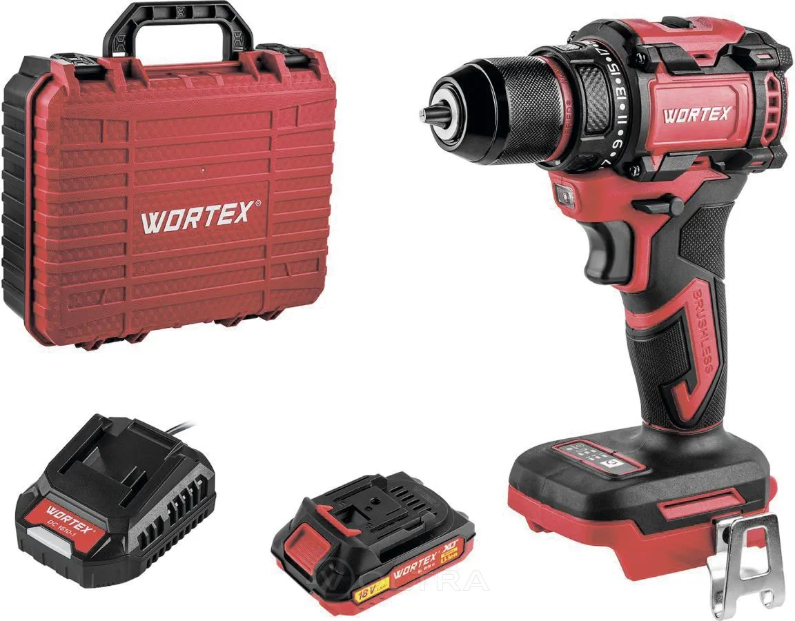Дрель-шуруповерт аккумуляторная WORTEX BD 2025-1 Dli ALL1 XLT (1329835) (Китай)