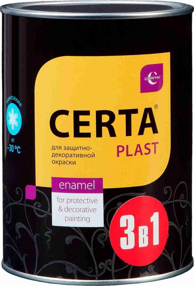 Грунт-эмаль по ржавчине 3 в 1 CERTA-PLAST в Борисове