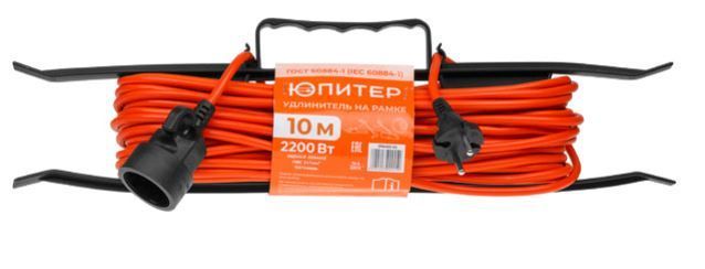 Удлинитель на рамке 1 роз ПВС 2х1 Юпитер (Китай)