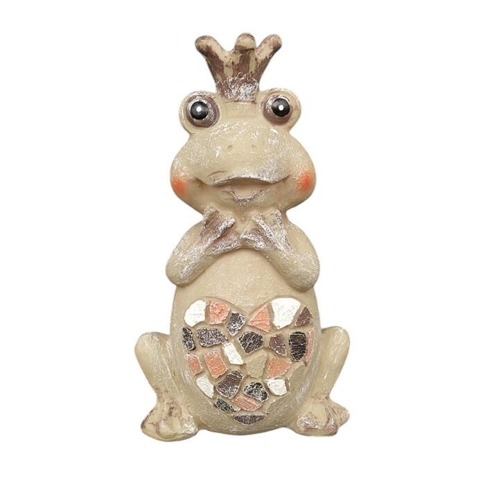 Фигура садовая SATO Garden Лягушка 1124-2, 13,7х9,5х23,9 см (Китай)